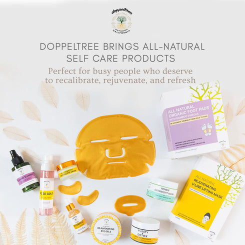 Doppeltree RENEW Overnight Facial Mask with Aloe Vera Gel & Hyaluronic Acid, Anti Aging Hydrating Face Mask for All Skin Types, Night Time Skin Ca...