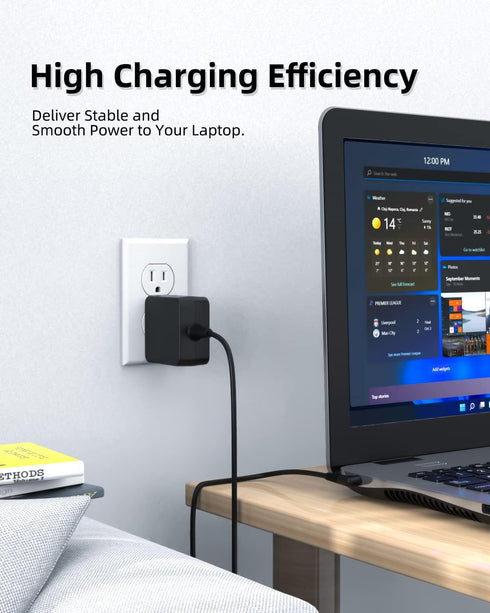 Portable Charger Fit for Samsung Chromebook Laptop (26W 12V 2.2A) Fit for 11.6" Chromebook 3 2 XE500C13 PA-1250-98 303c 500c 503c Xe500c12 Xe501c1...