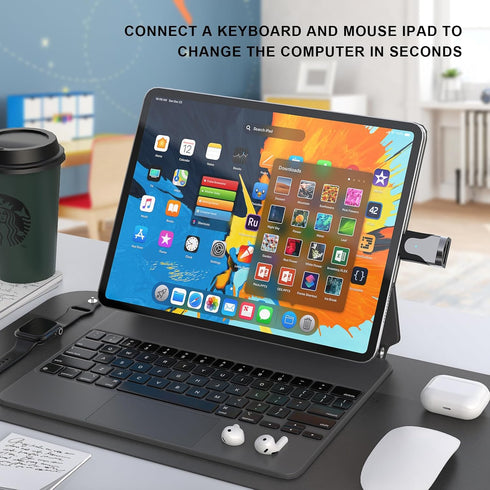 esbeecables Mini Lightning to USB 3.0 Camera Adapter for iPhone, iPad, and Other Apple Devices......