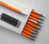 10 Ballpoint Pens,Retractable,Office Pens,1.0 mm Orange Pens Black Ink,Send 10 pcs ballpoint pen refills,Used for Office Writing Work Records.(Ora...