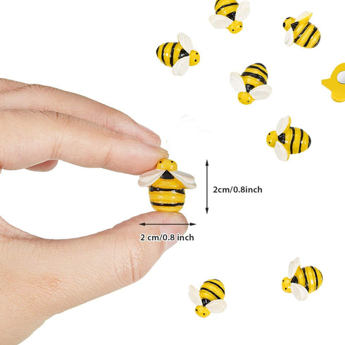 20 Pieces Bees Refrigerator Magnets Cute Bees Fridge Magnets Colorful Whiteboard Bee Magnets for Office Whiteboard Fridge Dry Erase Board (0.8 x 0...