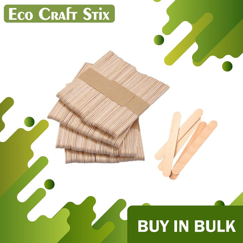 4-1/2" Wooden Craft Grade Ice Cream Stick - Pack of 200 count...