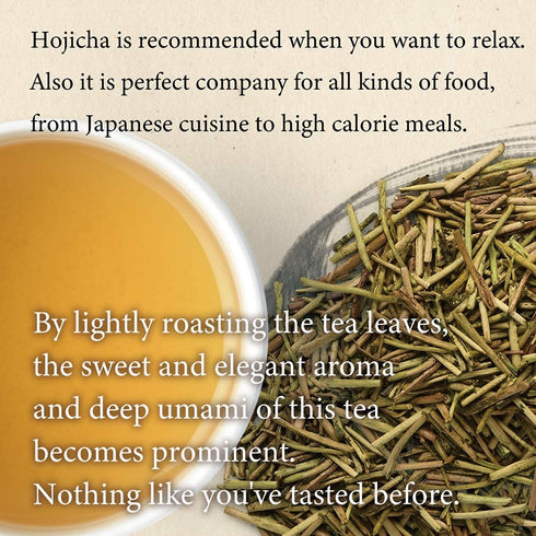 Japanese Tea KIMIKURA | Hojicha Roasted green tea -Light roasted twig -Loose leaf 100g/3.5oz -from Shizuoka Japan...