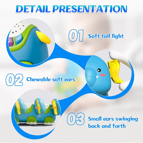 Musical Crawling Baby Toys,Baby Toys Toddler Toys with Music Light and Projector,Infant Toy for Toddler Boy Girl,Baby Toddler Boy Toys Baby Toy Gi...