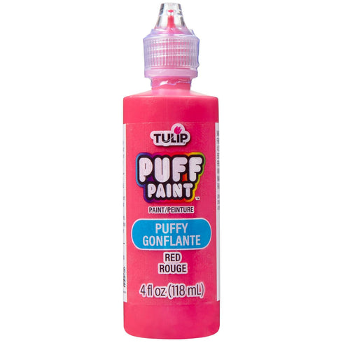 TULIP Dimensional Fabric Paint 17132 Dfpt 4Oz Puffy Red, 4 Fl Oz (Pack of 1)...