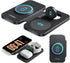 3 in 1 A pple Charging Station for iPhone15/14/13/12 Series,MagneticTravel Charger for Multiple Devices for Air Pods,Foldable Wireless Charging Do...