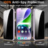 3+3 Pack Privacy Screen Protector for iPhone 14 Plus 6.7-Inch with 3 Pack Camera Lens Protector, Anti Spy Tempered Glass Film 9H Hardness Bubble F...