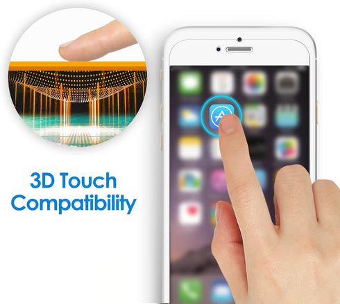 JETech Screen Protector for iPhone 8, 7, 6s and 6 - 4.7-Inch Tempered Glass Film, 2-Pack...