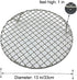 Round Cooling Rack Stainless Steel Cross Wire Barbecue Grill Net Racks with 3 Legs for Cooking Baking Steaming (13 inches)...