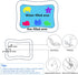 ZMLM Baby Tummy-Time Water Mat: Infant Baby Toy Gift Activity Play Mat Inflatable Sensory Playmat Babies Belly Time Pat Indoor Small Pad for 3 6 9...
