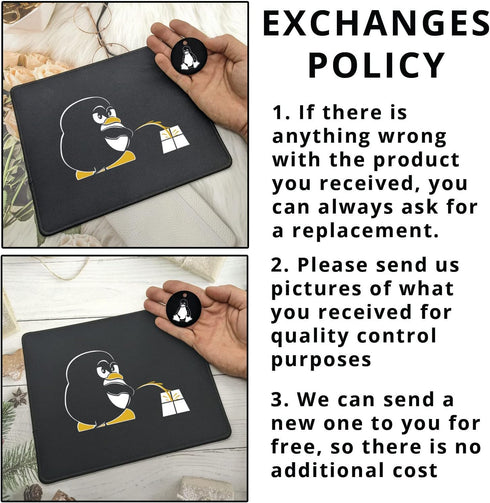Funny Linux Mouse Pad for Geeks, Programmers and Linux Users - Non-Slip Rubber Base for Smooth and Precise Mouse Control...