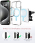 Magnetic Wireless Car Mount Charger, Qi Charging iPhone Wireless Car Charger Mag-Safe Phone Holder Charger Vent for iPhone 15/14/13/12 (No Cable)....