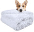 LOCHAS Luxury Fluffy Dog Blanket, Extra Soft and Warm Sherpa Fleece Pet Blankets for Dogs Cats, Plush Furry Faux Fur Puppy Throw Cover, 20''x30'' ...