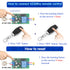 DieseRC Wireless Remote Control Light Switch Radio Frequency Relay Switch AC 110V 120V 240V 220V 1500W 1 Channel 433Mhz Receiver with 2 Transmitte...