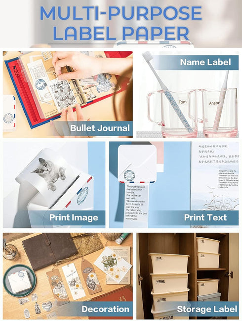 M02S Portable Mini Pocket Printer Wireless Bluetooth Thermal Printer Photo Printer Mobile Printer Sticker Maker Compatible with iOS and Android 30...