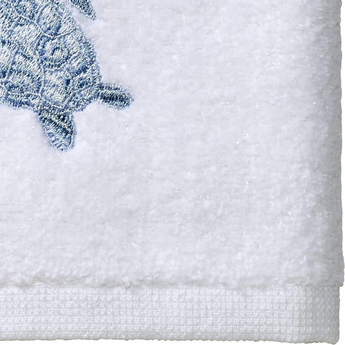 Avanti Linens - Fingertip Towel, Soft & Absorbent Cotton Towel (Caicos Collection), Optic White, 18.00" x 11.00"...