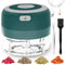 Electric Herb Grinder - 3.5 Inch Large Grinders for Grinding Dry Fresh Herbs and Spice, USB Rechargeable Grinder with Transparent Chamber, High-ef...