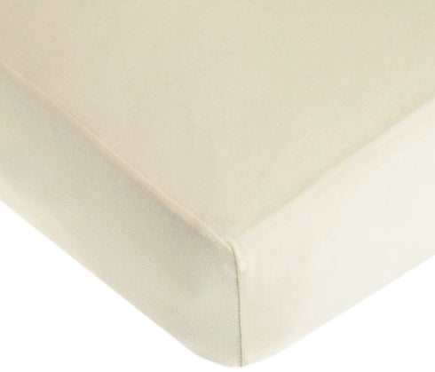 American Baby Company Supreme Fitted Crib Sheet 28" x 52", Enhanced Thickness for Soft, Breathable Neutral 100% Cotton Jersey Comfort, Cream, for ...