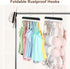 Bra Hanger for Closet, Tank Top Hanger 20 Hooks Capacity Foldable Wood Space Saving Hanger Closet Organizers and Storage for Dorm & Apartment for ...