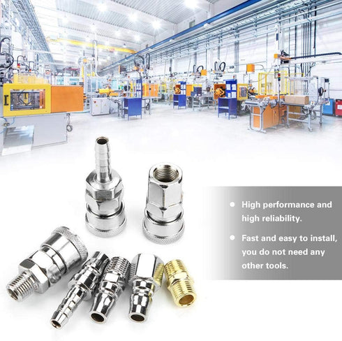 Japanese Adapter, Pneumatic Air Tool, 1/4" Connector Hose for Industry 8mm Adapter...