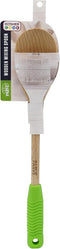 Parve Green Deluxe Wooden Spoon – Heavy Duty, Strong Wood with Ergonomic Handle and Comfortable Grip For Cooking and Baking – Color Coded Kitchen ...
