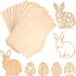 Blulu Balsawood Sheets 8 x 4 x 1/16 Inch Plywood Board Sheets Unfinished Wood Boards Blanks for Laser Cutting Thin Hobby for DIY Crafts Mini House...