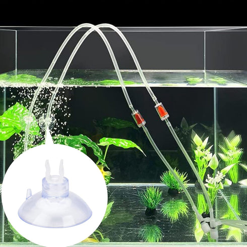 24 Pcs Aquarium Suction Cup for Fish Tank Airline Tubing Clear Suction Cup Clips for Aquarium Air Tubing Fish Tank Tubing Suction Cups...
