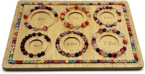 Petoysoso Bead Boards for Jewelry Making, Bamboo Beading Board for Jewelry Bracelet Making, Bracelet Bead Board, Bracelet Bead Board for Bracelet,...