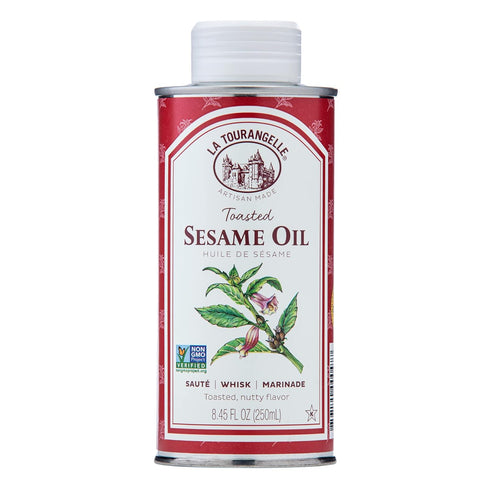 La Tourangelle, Toasted Sesame Oil, Great for Cooking, Add to Noodles, Stir-Fry, Vegetables, Vinaigrettes, and Marinades, 8.45 Fl Oz...