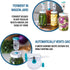 Sauer System Fermentation Airlocks – Lids, Grommets, Gaskets, Stoppers – for Regular Mouth Mason Jars – 4 Pack...