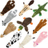 Best Pet Supplies 2-in-1 Fun Skin Stuffless Mystery Box Dog Squeaky Toy 4 Pack, Medium (Various Styles, Colors)...