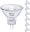 MR11 Halogen Bulb 12v 20W, 6-Bag MR11 Bulb with Glass Cover, Gu4 Double Pin Base, 2700k Warm White Adjustable Light, Applicable to Landscape, Trac...