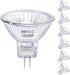 MR11 Halogen Bulb 12v 20W, 6-Bag MR11 Bulb with Glass Cover, Gu4 Double Pin Base, 2700k Warm White Adjustable Light, Applicable to Landscape, Trac...