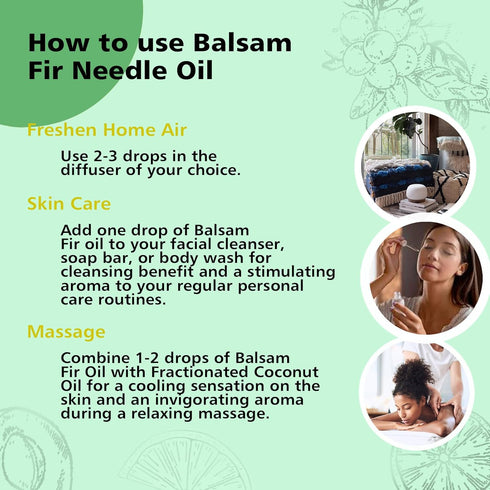 Balsam Fir Needle Essential Oil, Scent Oil for Home Crafts, Household, Holiday - 30ml/1 fl oz...