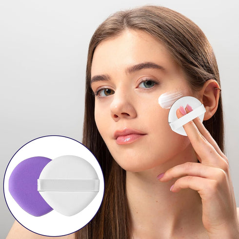 7Pcs Korean Makeup Sponge Puff Air Cushion Makeup Puffs for Foundation Concealer Teardrop Mix Setting Powder Puff Makeup Cushion Puff Foundation S...