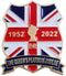 2022 ELIZABETH II Queens Platinum Jubilee Pin Badge Gift Souvenirs Enamel Pin Brooch Memorabilia (1)...