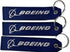 Boeing Keychain | Luggage Tag | airline Logo - Blue (Boeing ) pack 3...