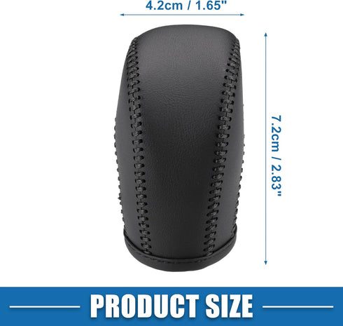 Gear Shift Lever Cover Automotive Interior Gear Shift Knob Trim for Volkswagen Atlas 2018-2022 Black...