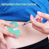 4Pcs Shot Pain Reducer Set,Shot Helper Pain Blocker Device,Reusable Shot Pain Blocker Device, Lightweight Immunization Shot Blocker for Kids and A...