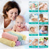 HOMEXCEL Baby Washcloths 24 Pack-Microfiber Coral Fleece Baby Bath Face Towel 7x9 Inch Extra Absorbent and Soft Burp Cloth and Wash Cloths for New...