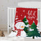 YeeJu Christmas Throw Blanket Kids Small Red Christmas Snowman Blanket for Girls Boys Child Baby Bed Soft Lightweight Fuzzy Plush Fleece Blankets ...