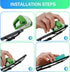 Pack-1 Car Windshield Wiper Repairer, Wiper DIY Smart Quickly Repair Tool with Cleaning Sponge, Car Wiper Blade Cutter Regroover, Universal Mainte...