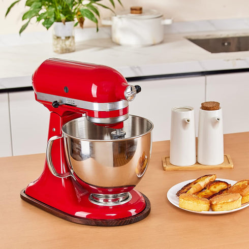 Mixer Slider Mat for Kitchen Aid Bowl Lift 4.5-5 Qt Stand Mixer Kitchenaid Mixer Accessories, Appliance Sliders for Kitchen Appliance Wood Sliding...