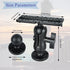 Fish Finder Mount Base, Universal 360° Rotation Ball-Mount Fish Finder Bracket, Nylon & Stainless Steel Electronic Fish Finder Holder for Marine B...