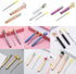 DUNBONG Black and Blue Ink Pen Refills Replacement Metal Ballpoint Refill 3.2 in for Big Diamond or Crystal Pen and Stylus Pens Pack of 5 (Blue).....