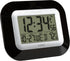 La Crosse Technology WT-8005U-B-INT Atomic Digital Wall Clock with Indoor Temperature, Black,...