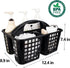 JiatuA Portable Shower Caddy Basket with Compartments Cleaning Supplies Organizer with Handle Plastic Storage Divided Tool Bin for Bathroom, Bedro...