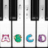 Keyboard Stickers,Kids Cartoon Cute Animals Piano Keyboard Letters Stickers Removable for 88, 76, 61, 49 Key Extra Large Piano Stickers for Kids...