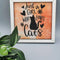 14 Pcs Cat Stencils for Painting on Wood Canvas Shirt, Small Large Flower Moon Cat Stencil Plastic Shirt Fabric Stencils for Painting on Wall Wood...