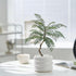 Ceramic Plant Pot Indoor, 4.5 Inch Flower Pot with Drainage Hole, Small Bubble Design Ceramic Planter for Home & Office Decor (White)...